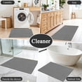 thumbnail image 6 of Bathroom Rugs Sets 3 Pieces, Ultra Thin Bath Mats Fit Under Door, Absorbent Quickly Dry Rubber Backing Braided Bath Mat Set, 6 of 10