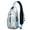 Sky-blue-43, variant on Seashells and Mermaid Nautical Sling Bag with Tropical Coral and Marine Creatures Print, Lightweight Crossbody Backpack, Adjustable Strap, Durable for Seaside and City Use