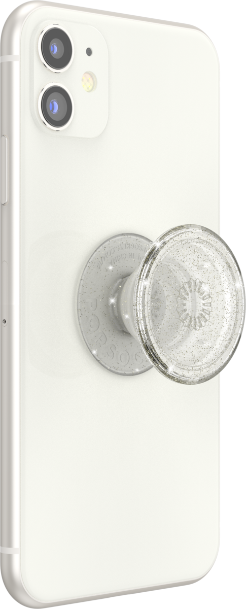 PopSockets PopGrip Sparkle Clear Swappable Phone Grip photo 5