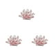 thumbnail image 1 of Wosthever Cristal fino Flor de loto Feng Shui Esfera Cristales Flores Figuras decorativas para recuerdos de boda Rojo Type1 NO1, 1 of 6