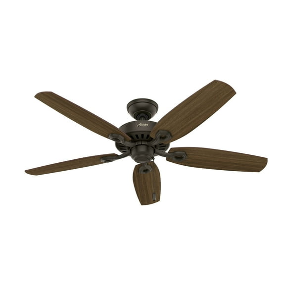 Hunter Fan Company Fan Builder Elite Indoor Ceiling Fan with Pull Chain Control, Metal, New Bronze Finish, 52 Inch