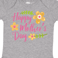 thumbnail image 4 of Inktastic Happy Mothers Day with flowers Boys or Girls Baby Bodysuit, 4 of 5