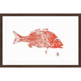 thumbnail image 2 of "Big Red Fish" Framed Painting Print, 2 of 5
