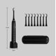 thumbnail image 3 of Sarmocare S100 IPX7 Vattentät Portabel Sonisk Elektrisk Tandborste med 8 Borsthuvuden, 3 of 4