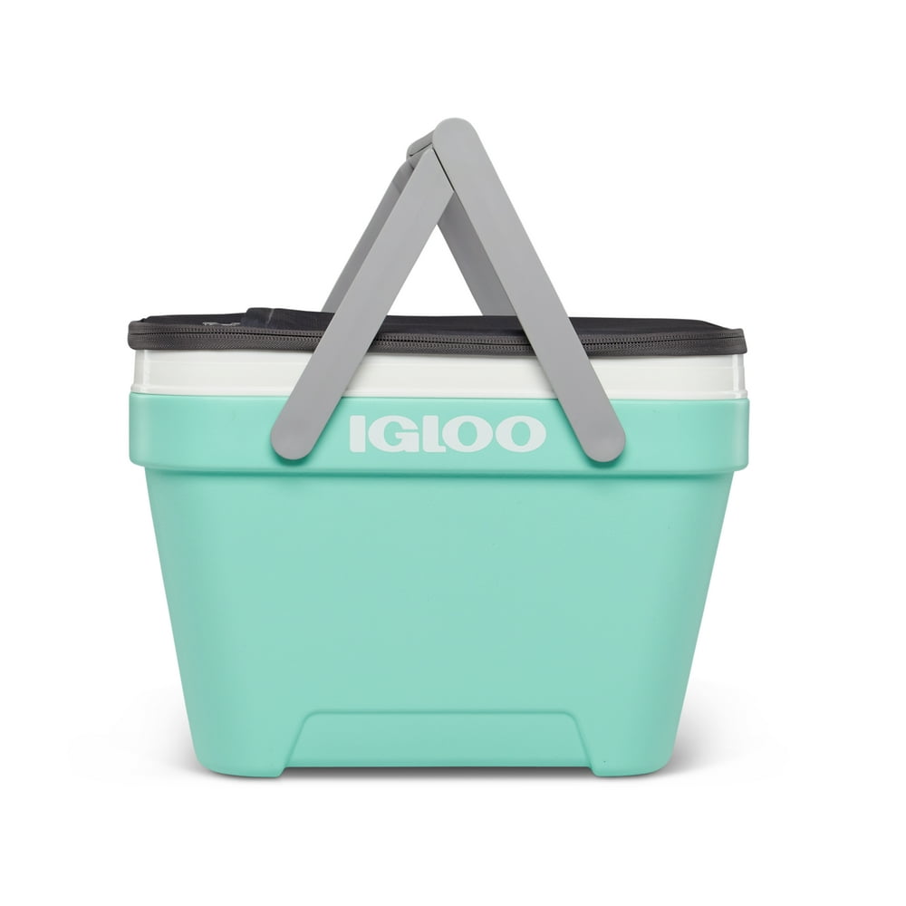 Igloo 25Quart Picnic Basket Everyday Cooler Mint