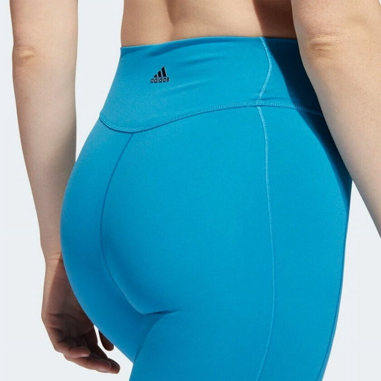 Adidas Women's Yoga Studio 7/8 Leggings HH9085 Craft Blue 