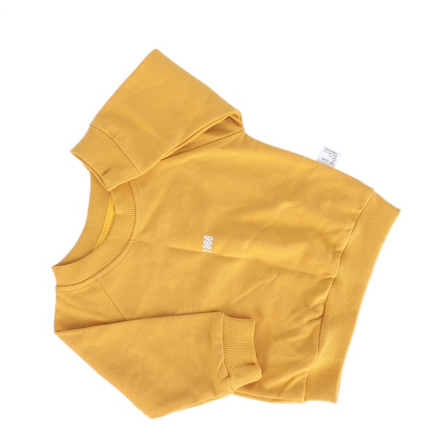 Cotton Baby Sweater, Toddler Sweatshirt Bright Color Baby Pullover Sweatshirt For Travel For School For Outdoor ANGGREK Amarillo