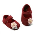 thumbnail image 5 of Infant Girl Shoes Mary Jane Flats Wedding Dress Shoes Soft Newborn Baby Girls Princess Crib Shoe First Walkers, 5 of 5
