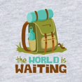 thumbnail image 2 of CafePress - The World Is Waiting - Cute Infant Bodysuit Baby Romper - Size Newborn - 24 Months, 2 of 3