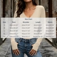 thumbnail image 2 of DISKEBUISS Women's V Neck Long Sleeve Fitted T-Shirt Stretchy Slim Basic Top with Thumb Holes for Daily Layering, 2 of 8