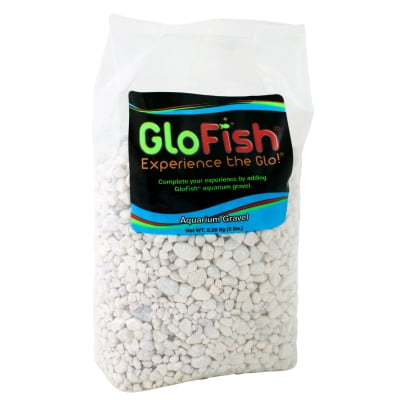 Saltwater Aquarium Gravel - GloFish White Accent Gravel for Aquariums, 5-Pounds