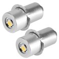 thumbnail image 1 of 2X 1W P13.5S LED Flashlight Bulb, 100-110LM 2700-7000K Replacement Bulb Torch Lamp Emergency Work Light(3V), 1 of 4