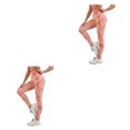thumbnail image 1 of Jumpingount Mujeres Butt Leggings Tie Dye Pantalones largos sin costuras Push Up Hip Lift Pantalones de chándal de cintura alta Medias para correr Type6 NO6, 1 of 6