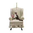thumbnail image 1 of Funny Cat Airplane Car Hanging Ornament for Rear View Cute Novelty Vehicle Interior Accessory, 1 of 4