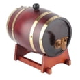 thumbnail image 4 of VIFERR Accessoires de Brassage de Baril de vin en Bois de pin Vintage Pratique équipement de Brassage à Domicile 3L(3L-Marron), 4 of 14