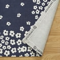 thumbnail image 4 of Superior Wildflower Floral Boho Indoor Area Rug, Navy Blue, 5' x 8', 4 of 4