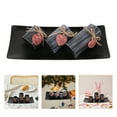 thumbnail image 2 of Juego de portavelas decorativo para mesa de centro con bandeja y piedras, centro de mesa para sala de estar, comedor, dormitorio, entrada y decoración de mesa, 2 of 8
