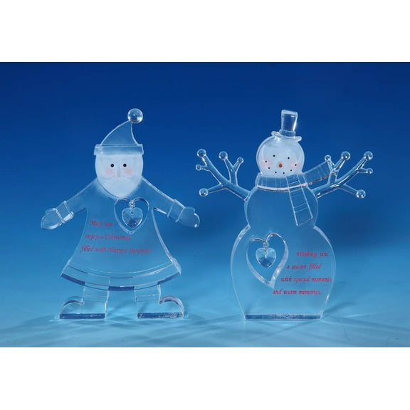 Icy Craft Inspirational Snowman/Santa
