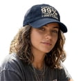 thumbnail image 4 of QASIEATN There’s A 99% Chance I Don’t Care Embroidered Dad Hat Adjustable Distressed Embroidered I Don’t Care Cap Baseball Caps Casual Accessories Baseball Caps for Women and Men, 4 of 7