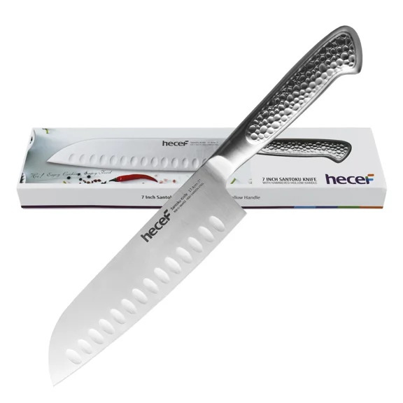 Hecef® Santoku Knife High Carbon Stainless Steel Ultra Sharp Japanese Chef Knife