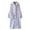 Purple, variant on TEAJOPSUU Women's Fuzzy Hooded Robes Warm Soft Printed Long-sleeved Nightgown Button Down Plush Night Dress with Pocket Bathrobe Pink B