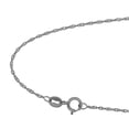 thumbnail image 3 of JewelStop 10K Solid White Gold Singapore Pendant Chain (Anklet, or Necklace), 3 of 5