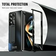 thumbnail image 2 of Allytech Galaxy Z Fold5 Case with Build-in Screen Protector, Stand Full Body Protective Bumper Anti-Scratch Camera Lens Protector Phone Case for Samsung Galaxy Z Fold5 - Black, 2 of 7