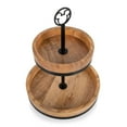 thumbnail image 4 of Mickey Mouse - Two Tier Serving Tray, Mango Wood, 4 of 7