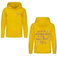 thumbnail image 2 of Kids Pullover Hoodie Cozy Casual Sweatshirt Yellow 11 Y-12 Y, 2 of 3