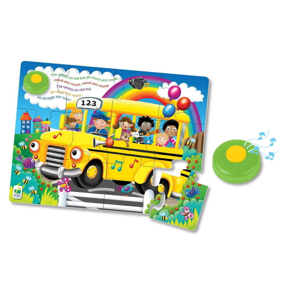 The Learning Journey My First Sing Along Puzzle Wheels on The Bus