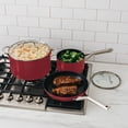 thumbnail image 6 of Ninja Foodi NeverStick Essential 11-Piece Cookware Set, Red, 6 of 8