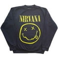 thumbnail image 1 of Nirvana Unisex Sweatshirt Yellow Happy Face, 1 of 3
