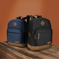 thumbnail image 2 of Wrangler Yellowstone Backpack, Classic Logo Padded Notebook Sleeve, All Ages, Black Denim, 2 of 7