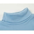 thumbnail image 6 of Leveret Solid Turtleneck 100% Cotton (12 Years, Light Blue), 6 of 7