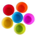 thumbnail image 4 of 24-Pack Forme Ronde Muffin Cupcake Moule à Chocolat Doublure Réutilisable Moule à Gobelet de Cuisson, 4 of 7