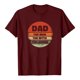 thumbnail image 1 of Camiseta del día del padre Camiseta de manga corta con estampado de letras de verano para hombre y mujer Regalo para el padre Pompotops  hfajkhk132224, 1 of 5