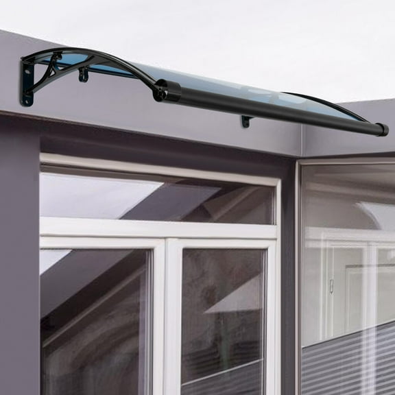 Wall Mount Window Door Awning Canopy, Front Doors/Windows Overhang Awning for Sun Shutter, Patio Awning Canopy