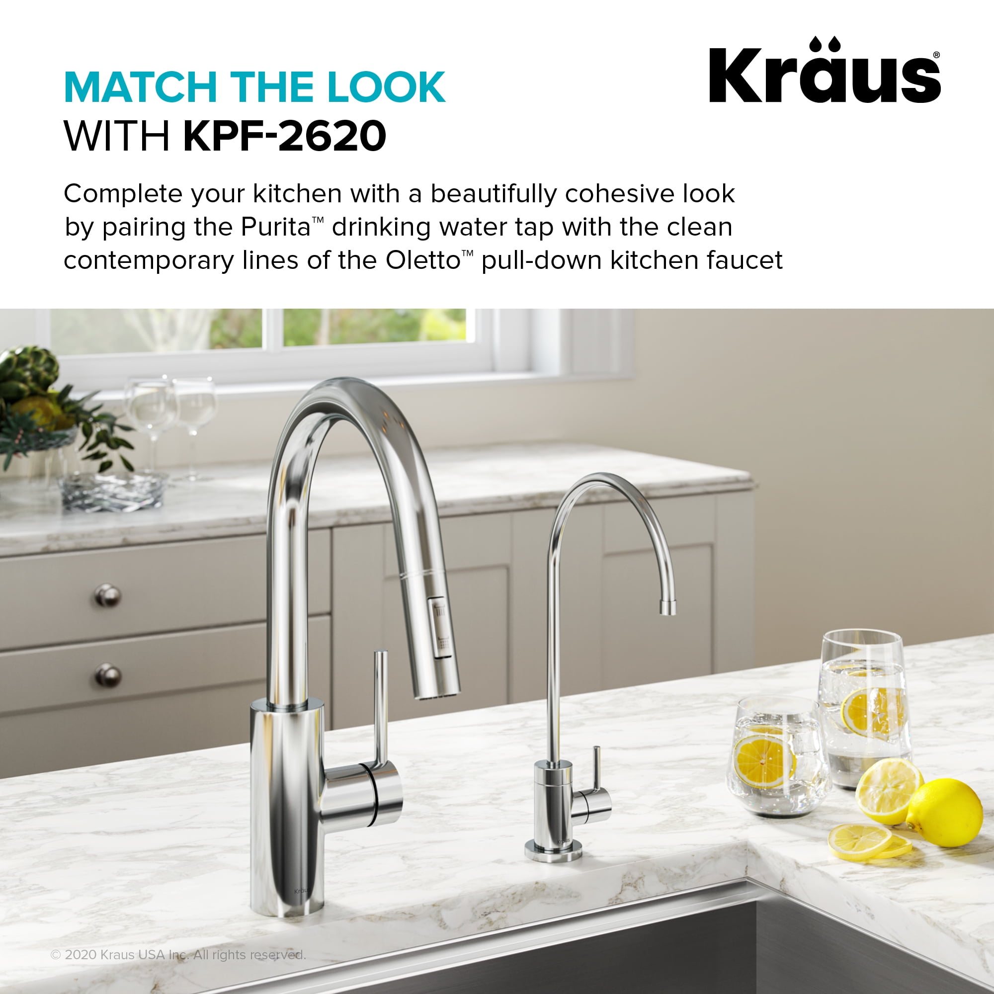 Kraus Purita™ 100% Lead-Free Kitchen Water Filter Faucet in Spot Free  Stainless Steel
