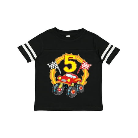 

Inktastic Monster Truck 5th Birthday Gift Toddler Boy or Toddler Girl T-Shirt