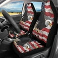 thumbnail image 2 of ZIATUBLE American Flag Eagle Auto Seat Cover Car Stretchy Front Seats Cover for Women Pack of 2 for Most Vehicles SUV Trucks Driver Seat Covers Auto Interior Accessories for 4th of July, 2 of 7