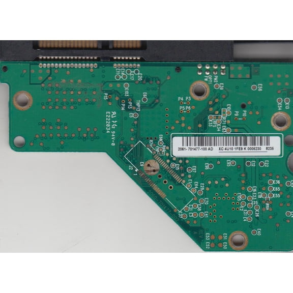 WD3200AAJS-00YFA0, 2061-701477-100 AD, WD SATA 3.5 PCB