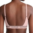 thumbnail image 2 of Women's Calvin Klein Archive Logo Lightly Lined Bralette QF7534 Color: Flint Stone Size: X LARGE, 2 of 5