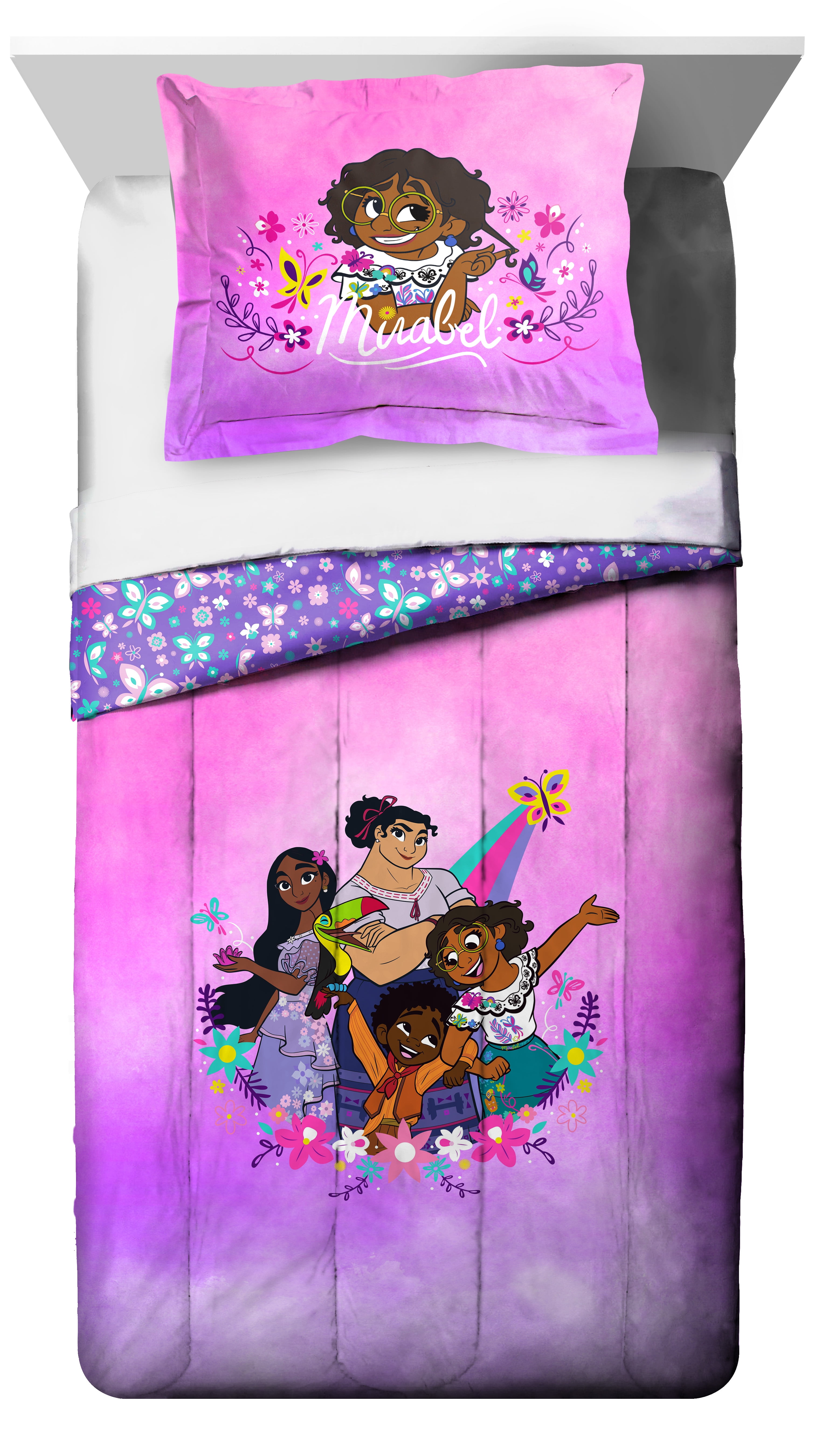 Encanto Family Madrigal Kids 2Piece Twin/Full Reversible Comforter and