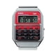 thumbnail image 2 of Casio Vintage Heritage Colors Digital Stainless Steel Quartz CA-500WE-4B Unisex Calculator Watch, 2 of 3