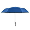 thumbnail image 2 of ALAZA Navy Blue UPF 50+ Compact Folding Umbrella for Rain Travel Umbrella Packable, 2 of 8