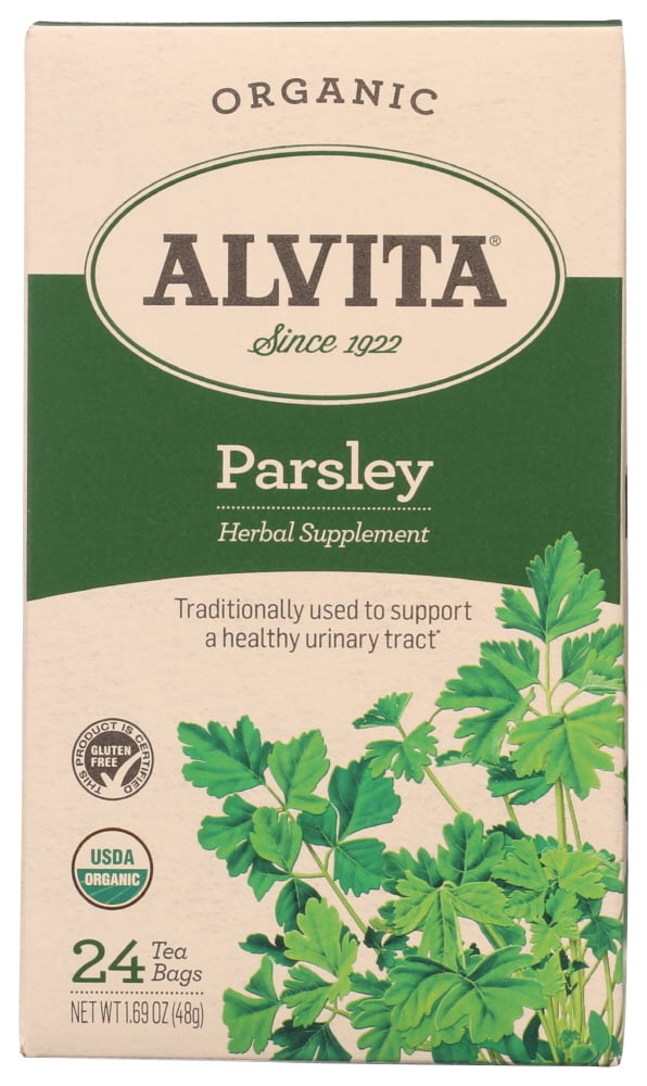 Alvita Parsley Herbal Supplement Tea, 24 Bag
