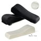 thumbnail image 4 of 2 fundas universales de espuma viscoelástica para reposabrazos de sillas de computadora. negro 2, 4 of 9