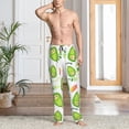 thumbnail image 4 of Salouo Kawaii Avocado Print Pajama Pants for Men, Lounge Pants Elastic Waistband Casual Men's sleepwear Loungewear Sleep Pajama Pant -X-Large, 4 of 7