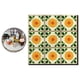thumbnail image 4 of 1/12 alfombra Vintage alfombra casa habitación jardín escenas de decoración, regalos de cumple para 3,,,, de 7 Amarillo verde Hugo piso de casa de muñecas en miniatura, 4 of 9