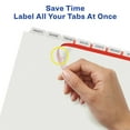 Avery 8 Tab Unpunched Dividers for Use with Any Binding System, Easy Print & Apply Clear Label